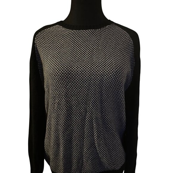 Roebuck & Co. black and white size M sweater - Picture 4 of 7